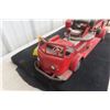 Image 8 : 1950s Pressed Steel Doepke Model Toy Aerial Ladder Fire Truck 32" Long