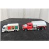 Image 1 : Fuel Tanker - Semi Truck Metal 1999 Hot Wheels 1/11.5 + Pepsi Corgi Layland Made in Great Britain