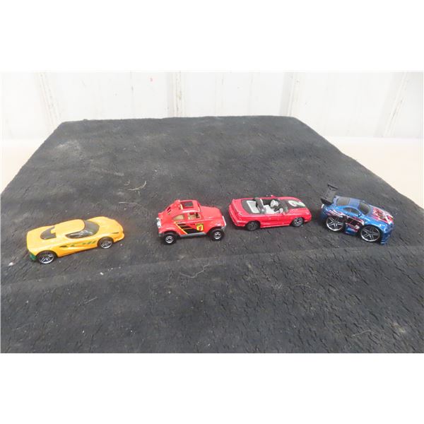 4 - Mattel 2003 Out of Line/Mustang Cobra Match Box/Mattel 1903 India #1/Mattel 2000 Lotus Project