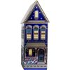 Image 1 : 345G HOUSE TIN WITH COOKIES BLUE