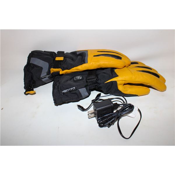 HEATFIT LARGE YELLOW HEATED GLOVES