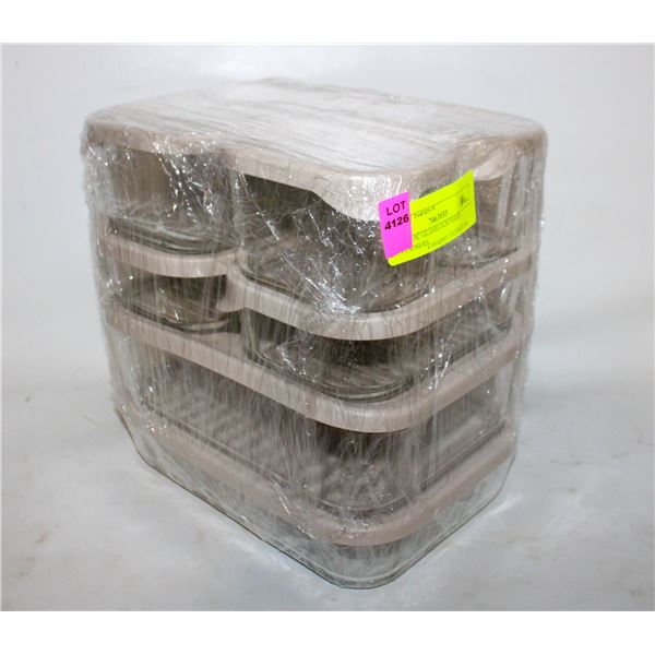 NEW 14PC GLASSLOCK FOOD CONTAINERS