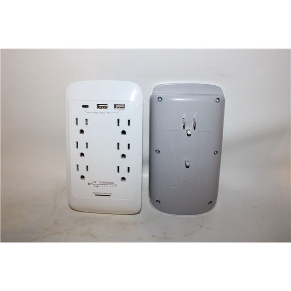 2PK USB A & C WALL OUTLETS