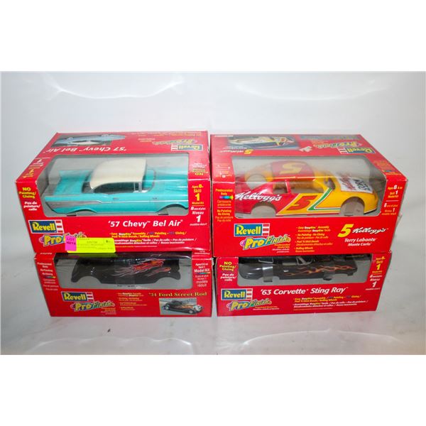 LOT OF REVELL PROFINISH PREPAINTED MODEL