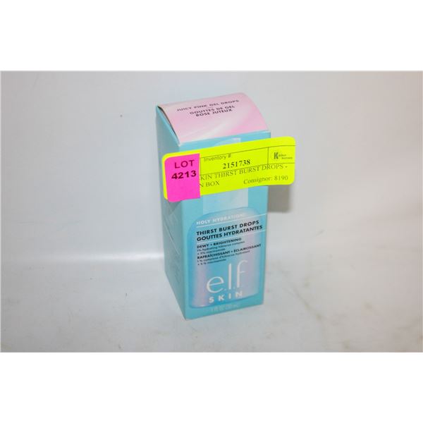E.L.F SKIN THIRST BURST DROPS - NEW IN BOX
