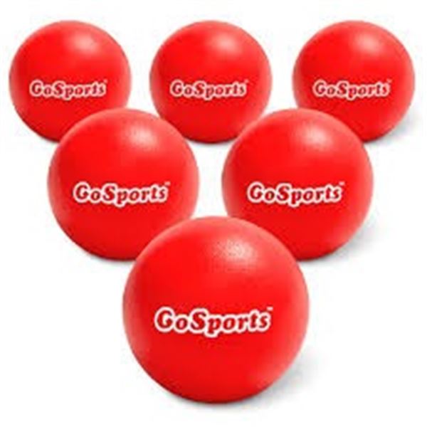 NEW W BOX GOSPORTS 6" DODGEBALLS 6PK