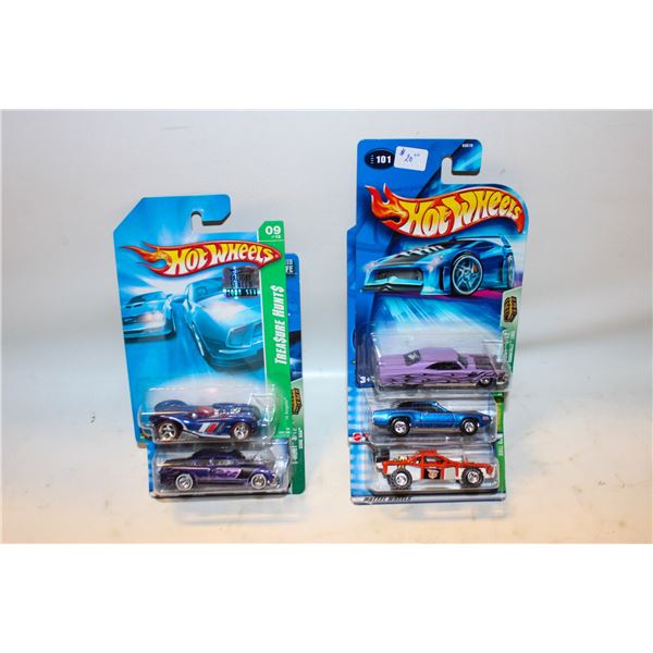 LOT OF SUPER TREASURE HUNT HOT WHEELS