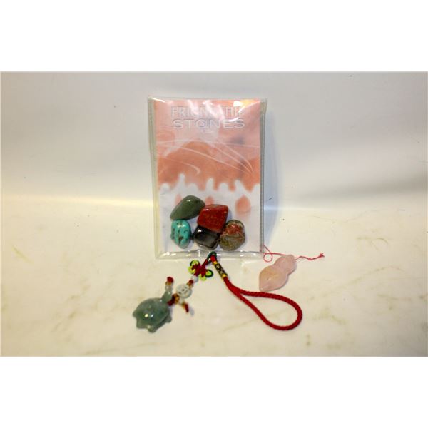 FRIENDSHIP STONES; JADE TURTLE HANGING