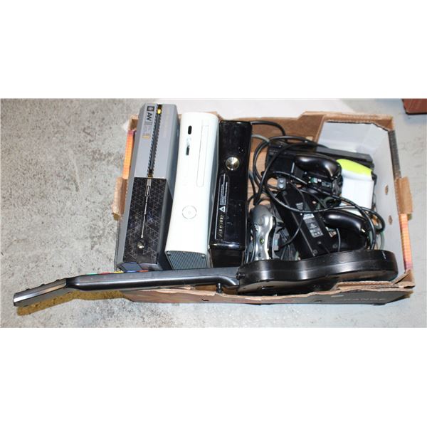 LARGE LOT OF XBOX ONE, 360, CONSOLES,
