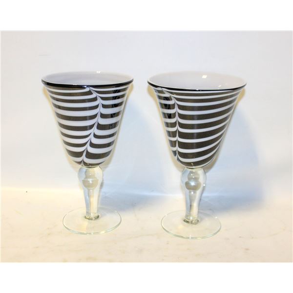 SOHO GLOBAL AMICI HANDBLOWN GOBLETS