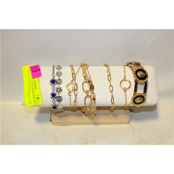 NEW JEWELRY ORGANIZER WITH 9 BRACELETS AND NEW