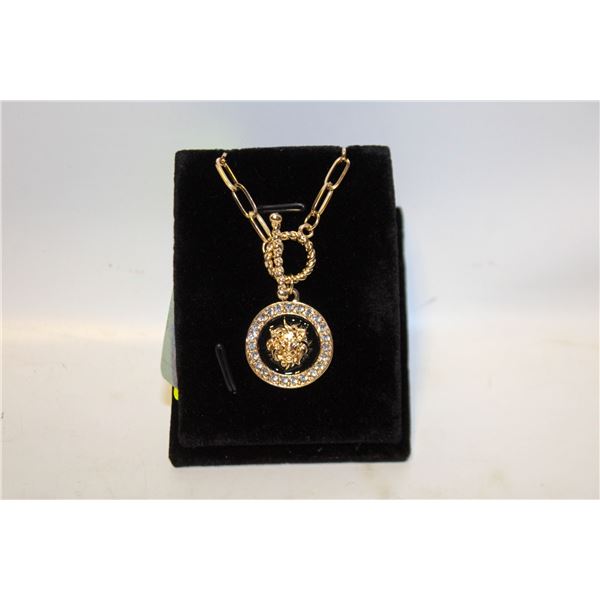 NEW REPLICA VERSACE GOLD TONED NECKLACE