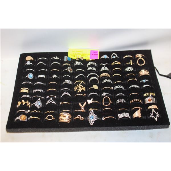 EWELRY ORGANIZER TRAY W/ 99 RINGS