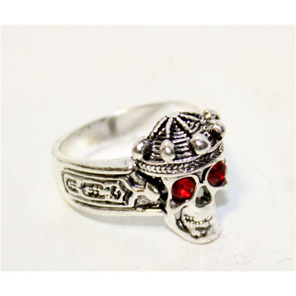 NEW HEAVY SKULL HEAD RINGS BIKER SZ11