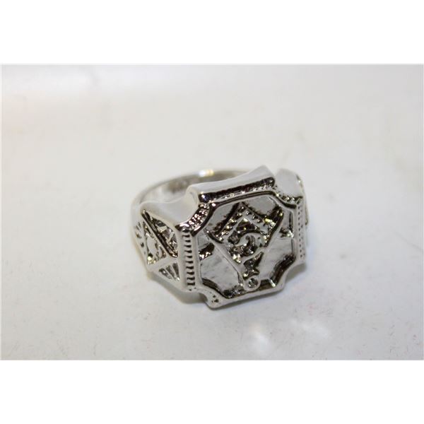 NEW MENS FREEMASON RING SIZE 11