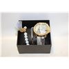 Image 1 : NEW 3PCS WOMEN'S WATCH AND BRACELETs