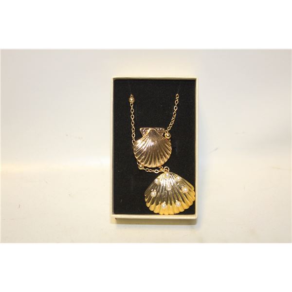 NEW OCEAN INSPIRED NECKLACE AND RING ADJUSTABLE