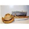 Image 1 : MOLSON CANADIAN COWBOY HAT NATURAL STRAW + CLOTH