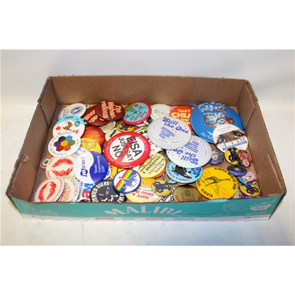 VINTAGE PINBACK BUTTONS LOT