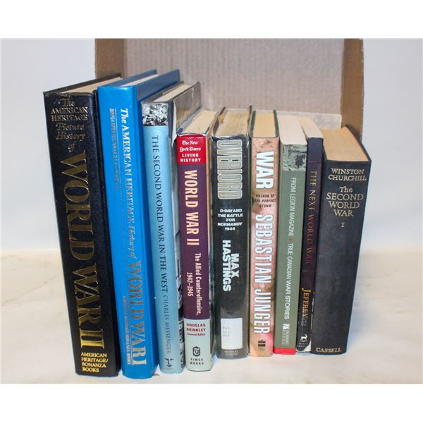 VINTAGE WW1, WW2 & D-DAY BOOKS,