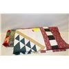 Image 1 : 2 PATCHWORK QUILTS TOGETHER-ESTATE