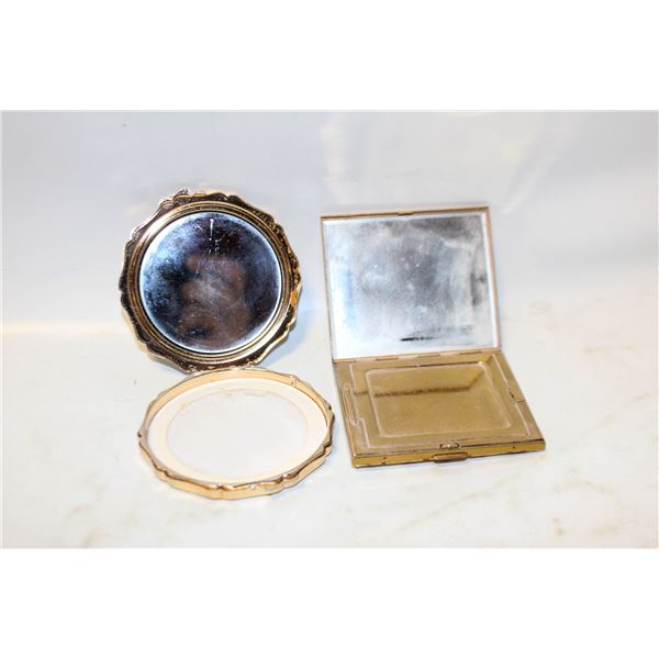2 VINTAGE COMPACTS TOGETHER-ESTATE