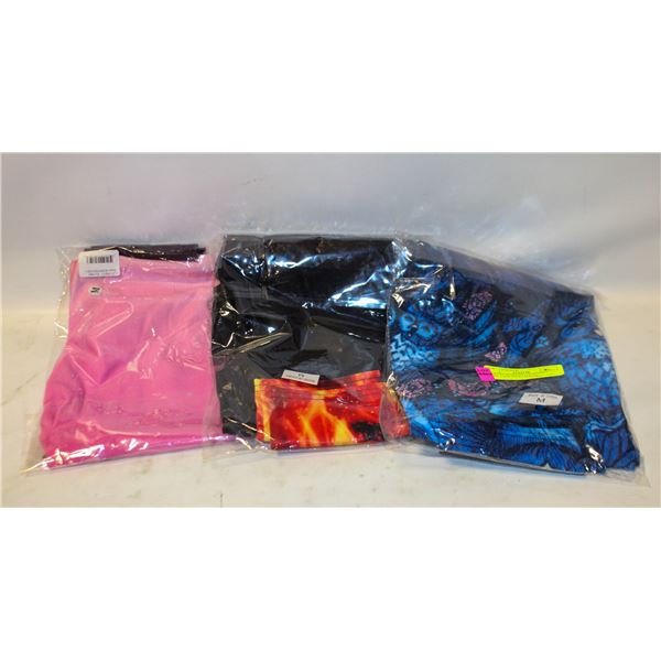 MEDIUM WOMENS LEGGINGS 3 PAIRS TOGETHER NEW IN