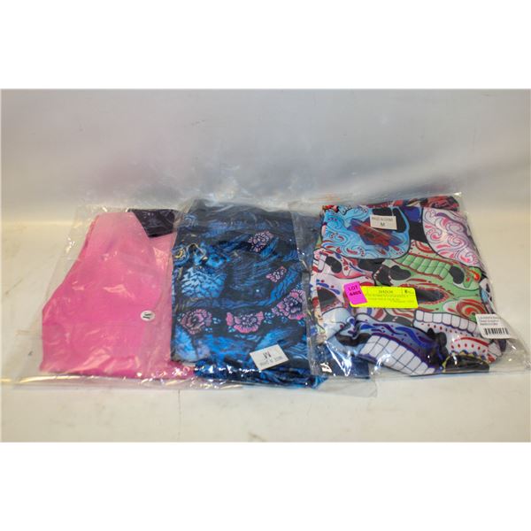 MEDIUM WOMENS LEGGINGS 3 PAIRS TOGETHER NEW IN