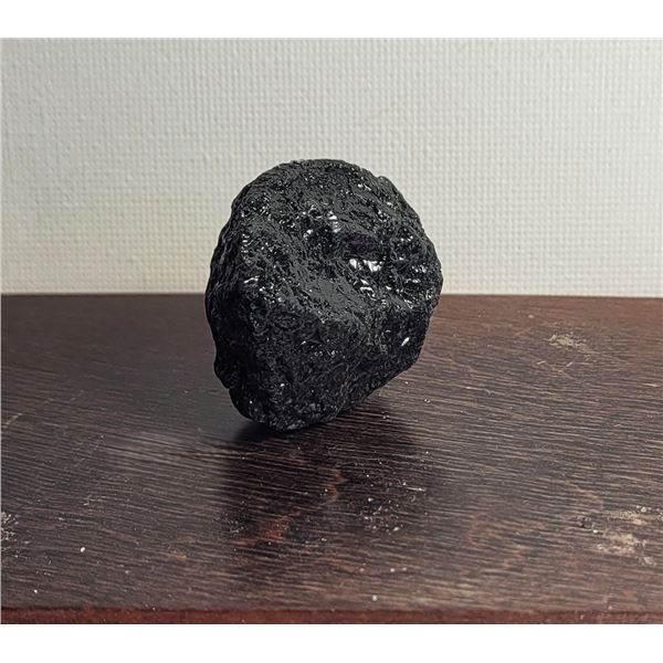 3)    NATURAL 24.68 GRAM BLACK TOURMALINE