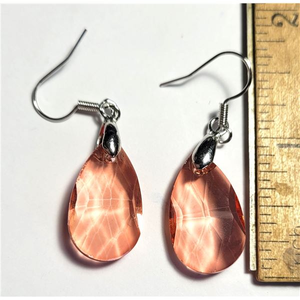 10)  SILVER TONE WITHPEACH COLORED