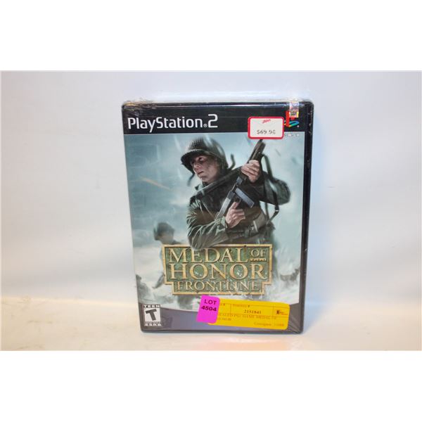 SEALED PS2  GAME MEDAL OF HONOR