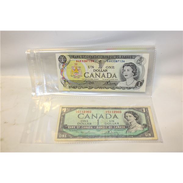 SET OF 2 CND $1 1954/1973