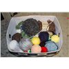 Image 1 : ESTATE YARN & THREAD & KNEEDLES IN BASKET-ESTATE
