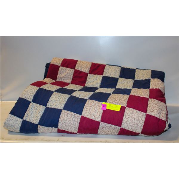 5FT PATCHWORK QUILT BLANKET-ESTATE