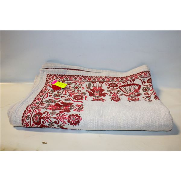 VINTAGE AUSTRIA TIROLER WEBE VINTAGE TABLECLOTH