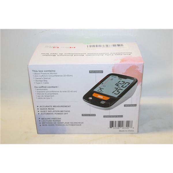 NEW ARM FULLY AUTOMATIC BLOOD PRESSURE