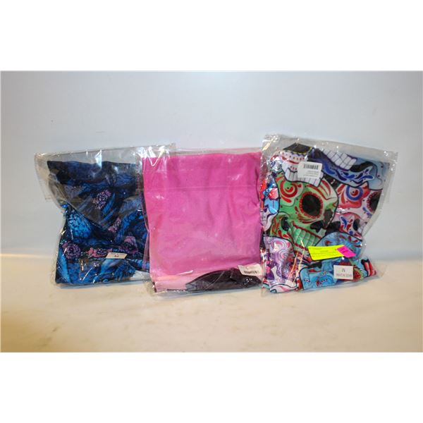 MEDIUM WOMENS LEGGINGS 3 PAIRS TOGETHER NEW IN