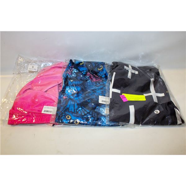 SMALL WOMENS LEGGINGS 3 PAIRS TOGETHER NEW IN
