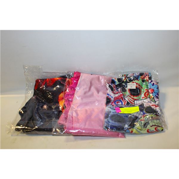 MEDIUM WOMENS LEGGINGS 3 PAIRS TOGETHER NEW IN