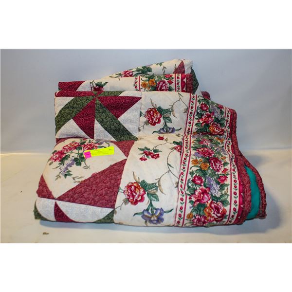 6FTX6FT STAR BLANKET PATCHWORK QUILT-ESTATE