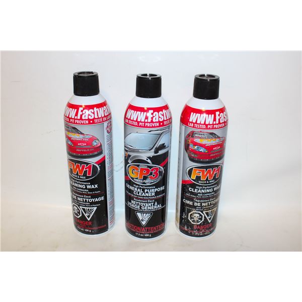 3PK AUTO CLEANERS/WAX