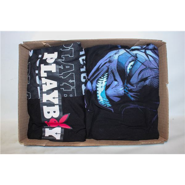 MENS L PLAYBOY AND THE RIDDLER T SHIRTS