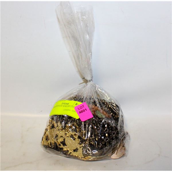 BAG OF ESTATE JEWELRY-ESTATE