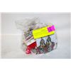 Image 1 : EARRINGS ALL TOGETHER ON CARDS IN BAG-ESTATE
