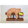 Image 1 : VINTAGE LAZY SLEEPING CAT SOLID DÉCOR