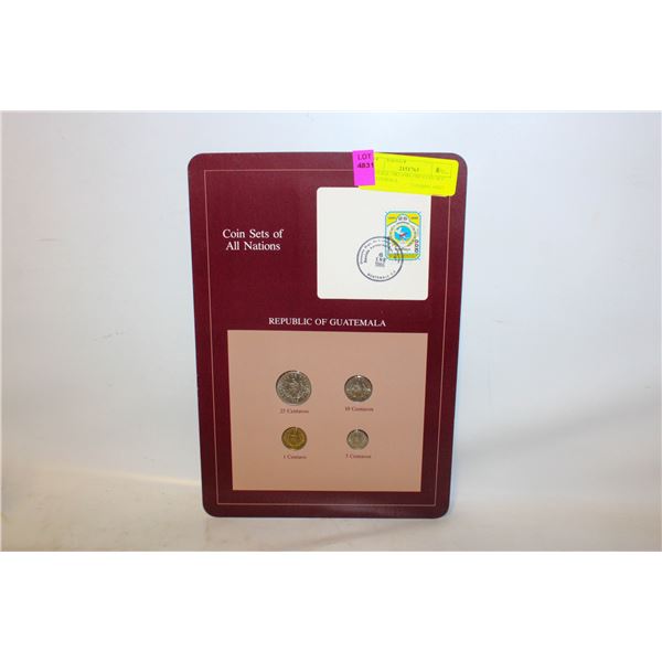 VINTAGE 1983/1984/1985 COIN SET GUATEMALA