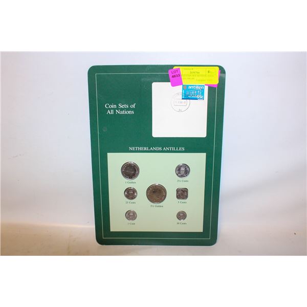 VINTAGE COIN SET NETHERLANDS ANTILLES 1982/84