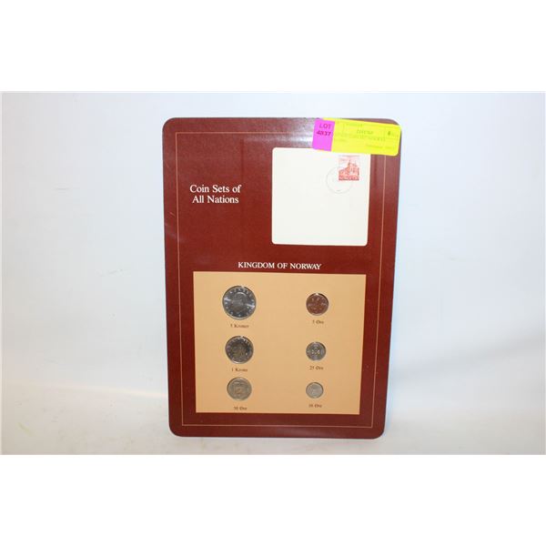 VINTAGE COIN SET NORWAY 1981/1982