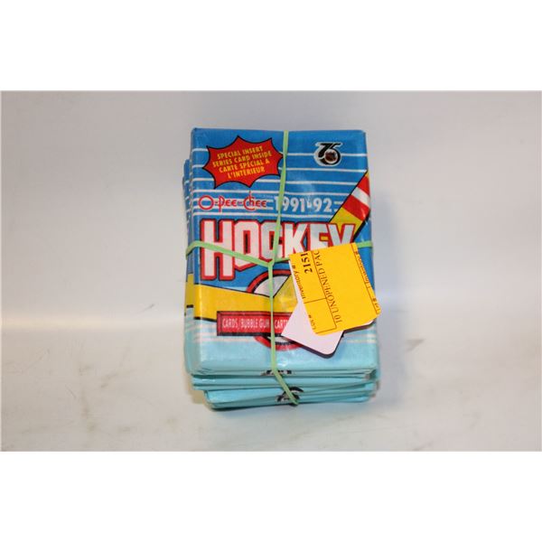 10 UNOPENED PACKS 1991 OPC