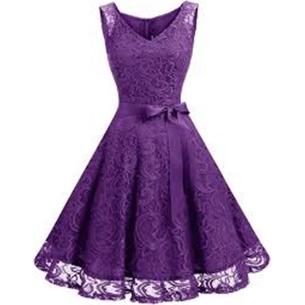 NEW DRESSYSTAR MEDIUM PURPLE DRESS